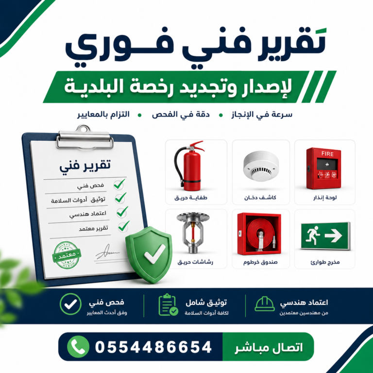 تقرير-فني-فوري-رقم-التقرير-الفني-هندسي-سلامة-بلدي