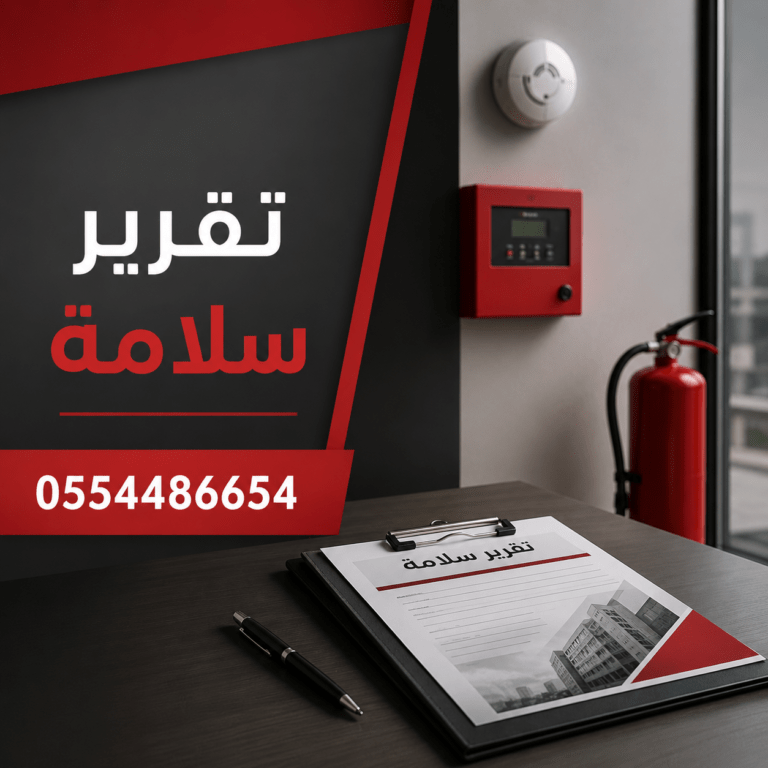 تقرير-سلامة-مع-أدوات-إطفاء-تقرير-السلامة-من-الدفاع-المدني-تقرير-امن-وسلامة-تقارية-سلامه-التقارير-السلامة