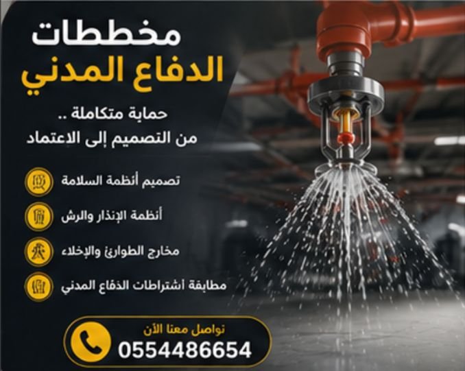 مخططات-السلامة-الدفاع-المدني-مخطط-دفاع-مدني-سلامه-ادوات-امن-وسلامة