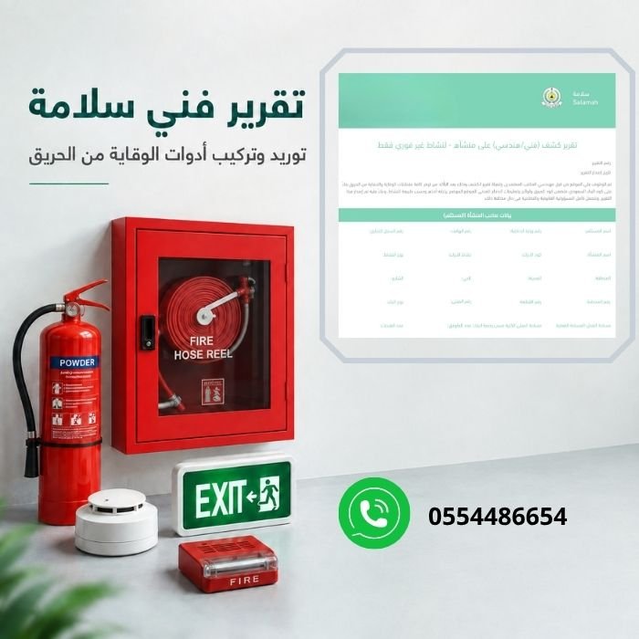 رقم-التقرير-الفني-تقرير-فني-سلامة-بلدي-هندسي-فوري-غير-الفوري