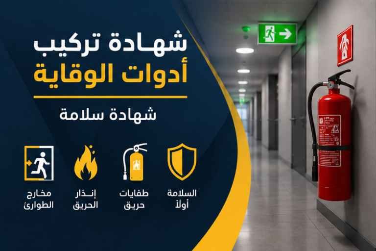 شهادة-تركيب-أدوات-الوقاية-و-شهادة-سلامة-لأنظمة-الوقاية-والحماية-من-الحريق