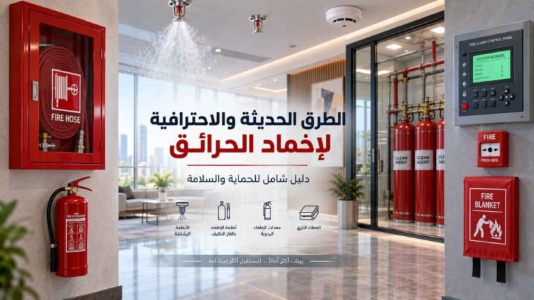 الطرق الحديثة والاحترافية لإخماد الحرائق​