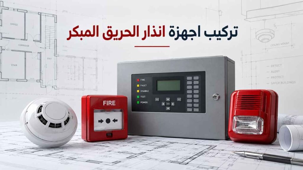 تركيب اجهزة انذار الحريق
