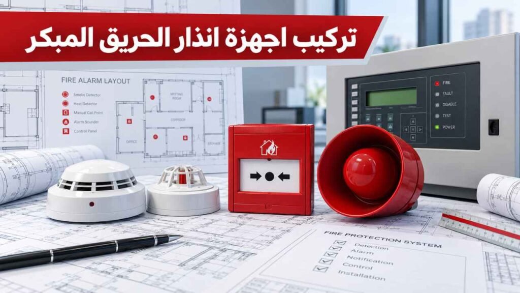 تركيب-اجهزة-انذار-الحريق-المبكر