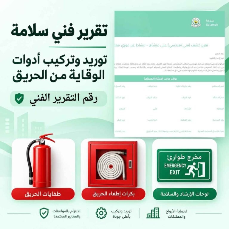 تقرير فني بلدي سلامة هندسي - رقم التقرير الفني غير فوري