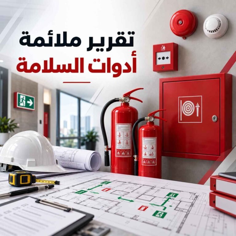 تقرير ملائمة ادوات السلامة الدفاع المدني