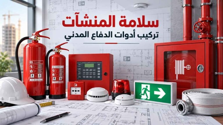 سلامة-المنشأت-تركيب-أدوات-الدفاع-المدني