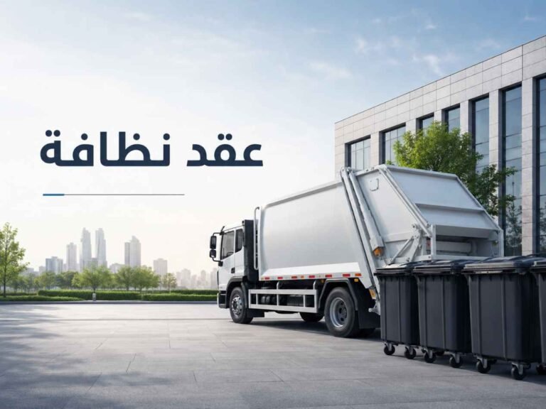 عقد-نظافة-النظافه-نفايات-النفايات-بلدي-الكتروني