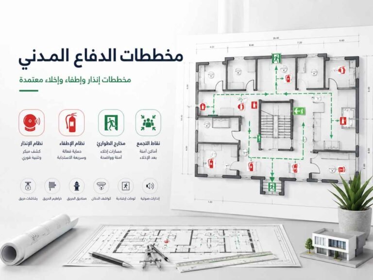 مخططات-الدفاع-المدني-سلامة-معتمدة